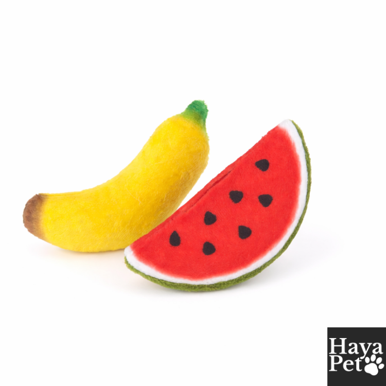 Kattenspeelgoed Met Fruitfiguren