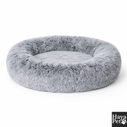 Zilvergrijs Hondenbed Met Opstaande Rand En Antislipbodem