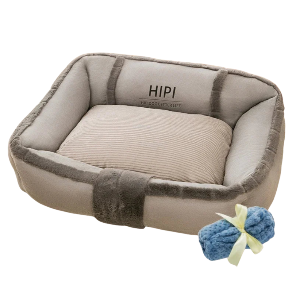 Large Dog Kennel | Washable Chew-Proof Dog Mat