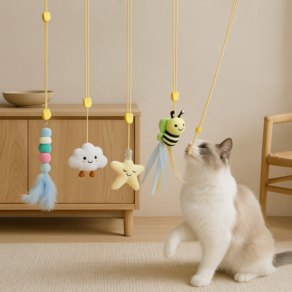 Kattenspeelgoed Interactief Stimuleert Jachtinstinct & Voorkomt Verveling