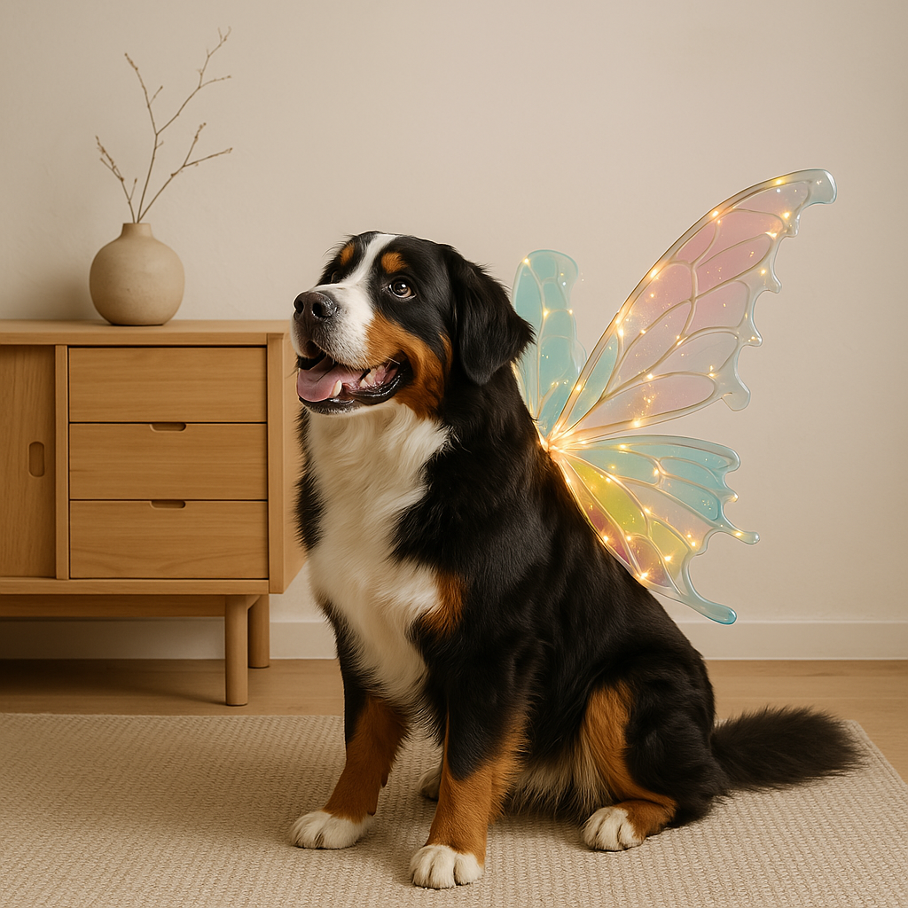 Schattig Hondenkostuum Vlindervleugels Verstelbaar, Lichtgewicht & Magisch Effect