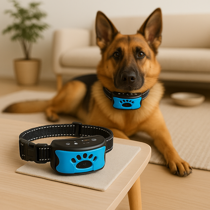 Anti-Bark Collar Safe Without Shock, Ultrasonic &amp; Vibration, USB Rechargeable