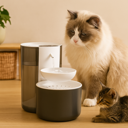 Stille Kattenfontein Met 3L Inhoud Superschoon Drinkwater Met Zachte Stroom