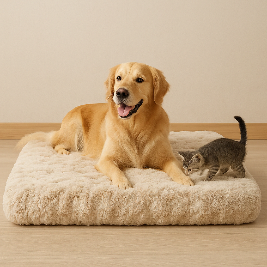 Honden Pluche Matras | Wasbaar Matras Voor Grote Honden