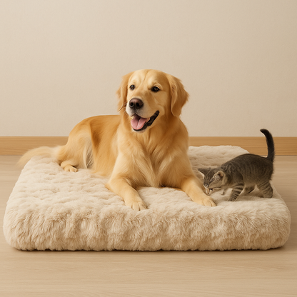 Honden Pluche Matras | Wasbaar Matras Voor Grote Honden