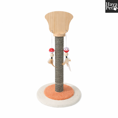 Kattenkrabpaal Met Halvemaan- Of Waaiervorm