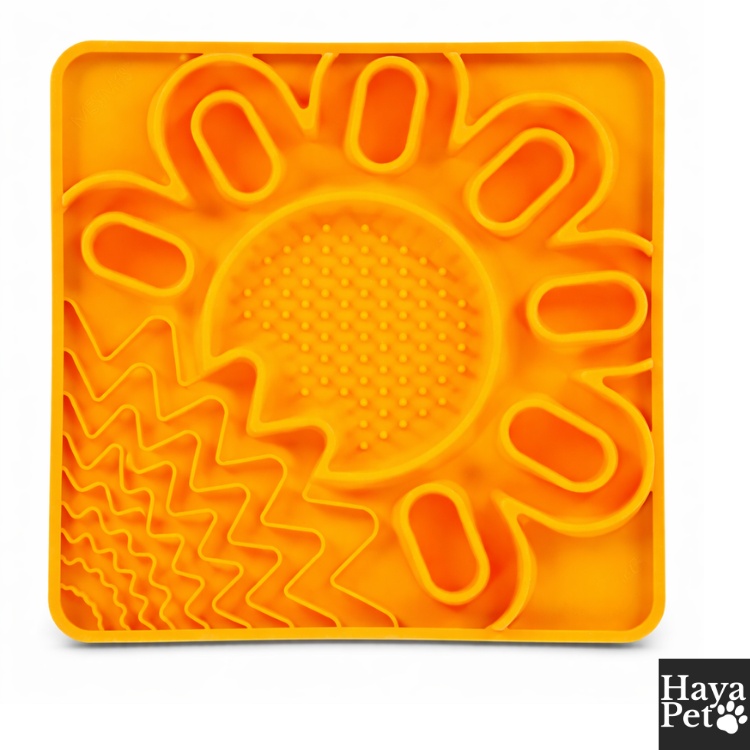 Vierkante Likmat Voor Honden Met Opstaande Rand