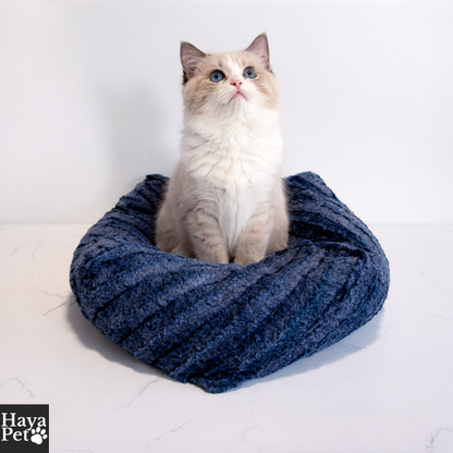 Rond Kattenbed Met Omkeerbaar Ontwerp