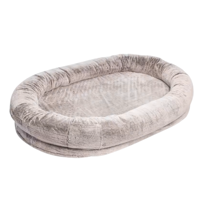 Hondenbed Voor Mensen Oversized Pluche Loungebed Met Memory Foam Ondersteuning