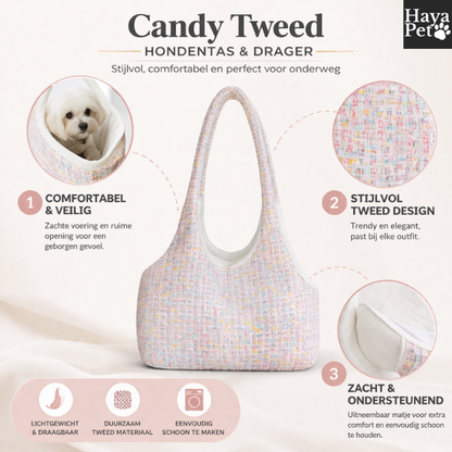 Hondendraagtas Met Veiligheidslijn En Binnenvak