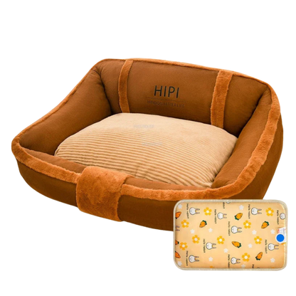 Large Dog Kennel | Washable Chew-Proof Dog Mat