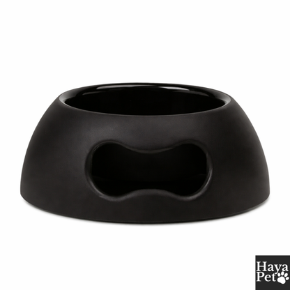 Zwarte Hondenvoerbak Met Antislipbodem