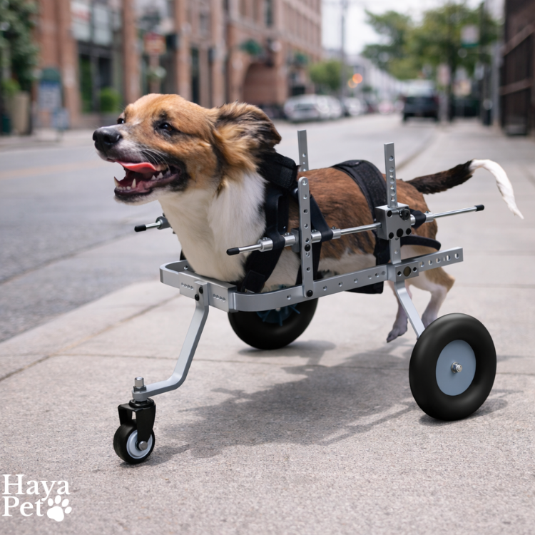 Verstelbare Hondenrolstoel Met Voorste Ondersteuning