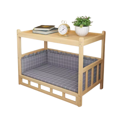 Honden Verhoogd Houten Bed | Wasbaar Schuim
