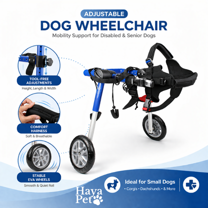 Adjustable Dog Wheelchair For Corgis