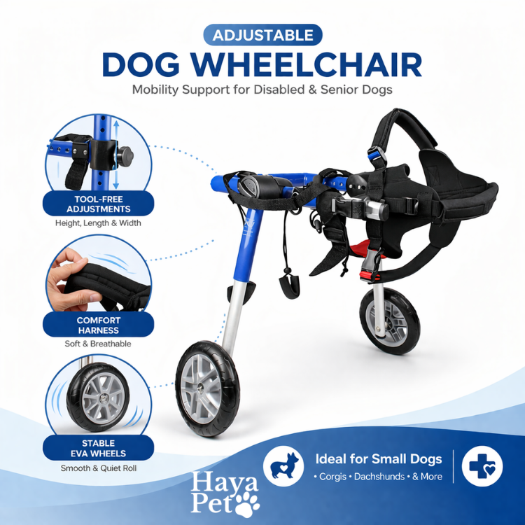 Adjustable Dog Wheelchair For Corgis