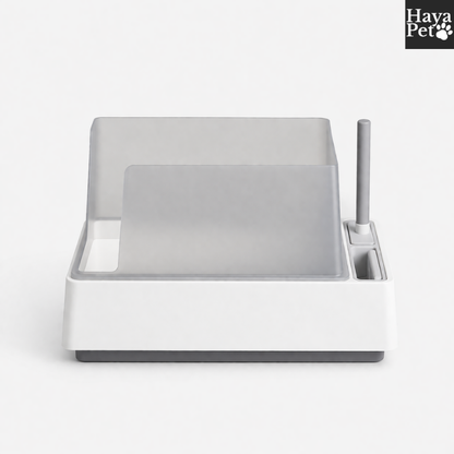 Kattenbak Met Beschermende Opzetrand En Opbergvak Voor Schep