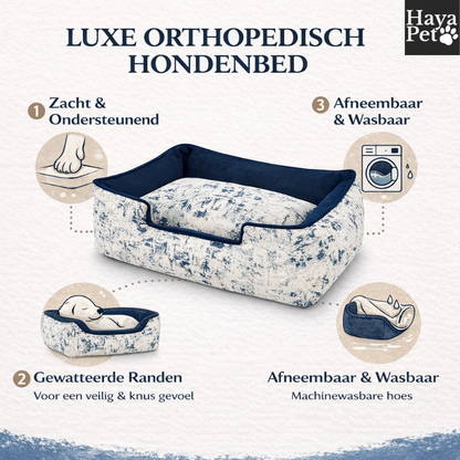 Omkeerbaar Hondenbed Met Verhoogde Zijkanten