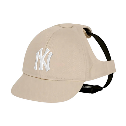 Hondenpet Stijlvolle Katoenen Zonnepet Met Verstelbare Band