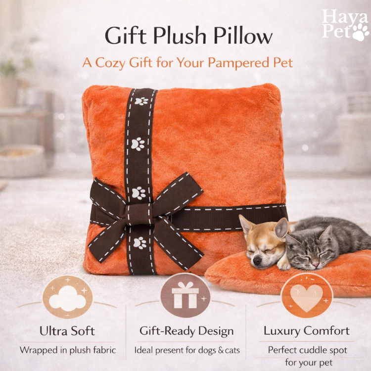 Dog Bed With Decorative Print