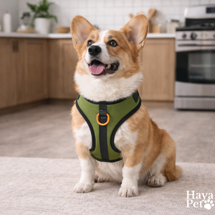 Sportief Gevoerd Hondenharnas Met Verstelbare Pasvorm