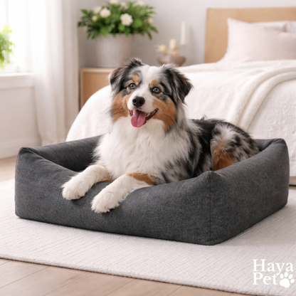 Hondenbed Met Opstaande Randen En Afneembare Hoes