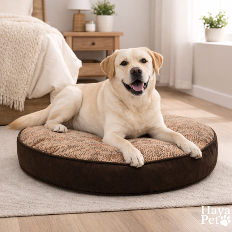 Rond Hondenbed Met Afneembare Hoes