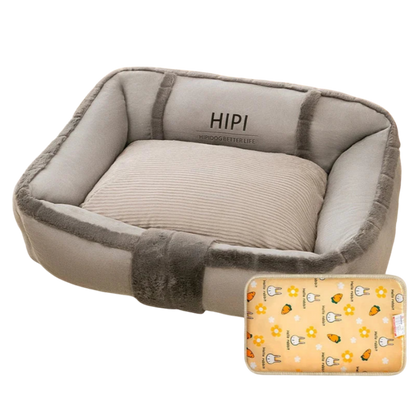 Large Dog Kennel | Washable Chew-Proof Dog Mat