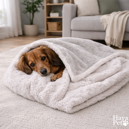 Taupe Dog Blanket For Home And Travel