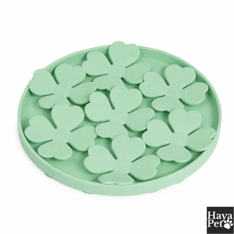 Bloemvormige Anti-Schrokbak Voor Honden Met Zuignap