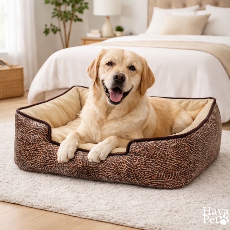 Reversible Lounge Bed For Dogs With Washable Cover