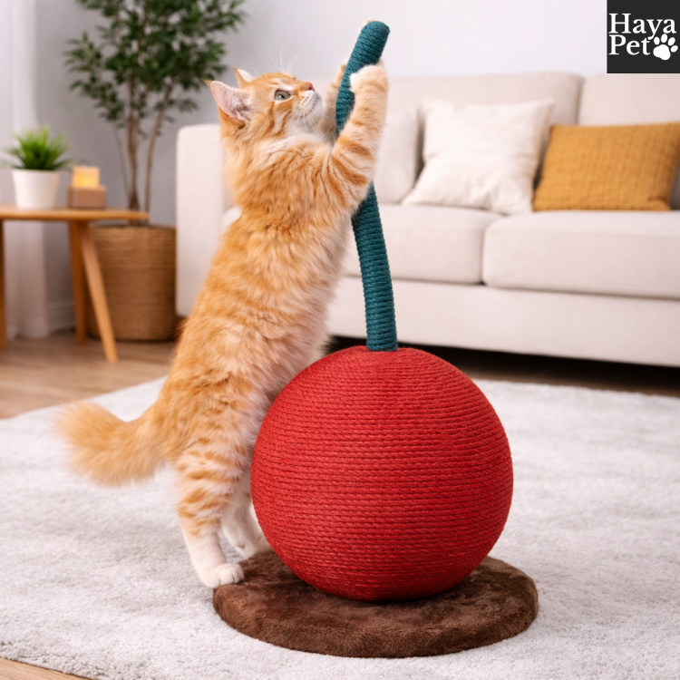 Kersenvormige Krabbal Voor Katten