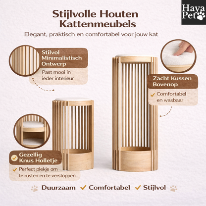 Kattentoren Met Onderste Slaapruimte En Bovenligplek