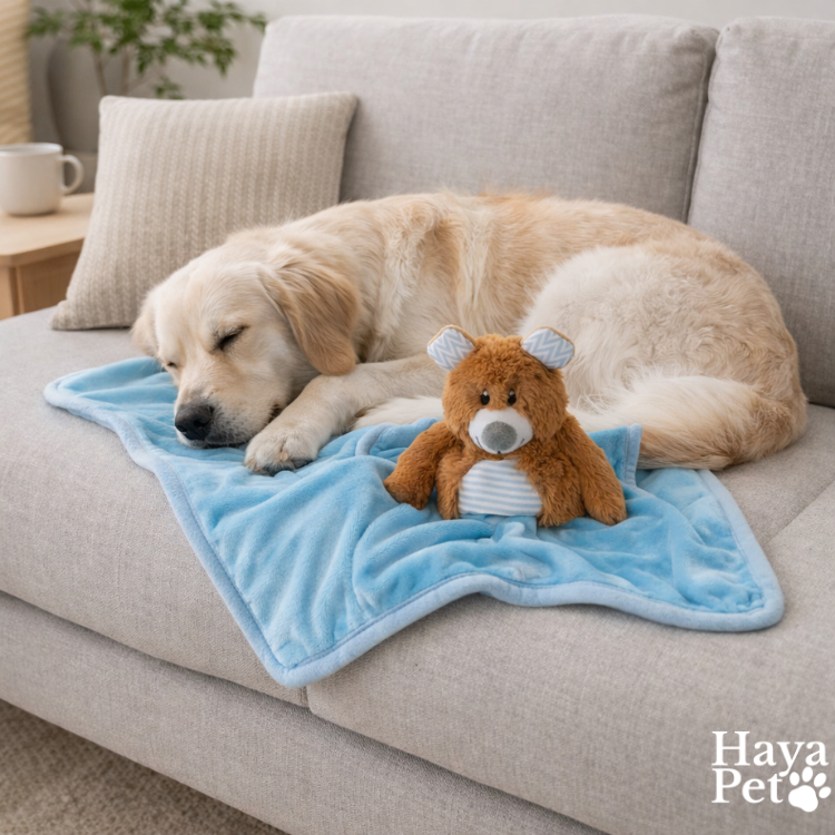 Puppy Blanket With Animal Print