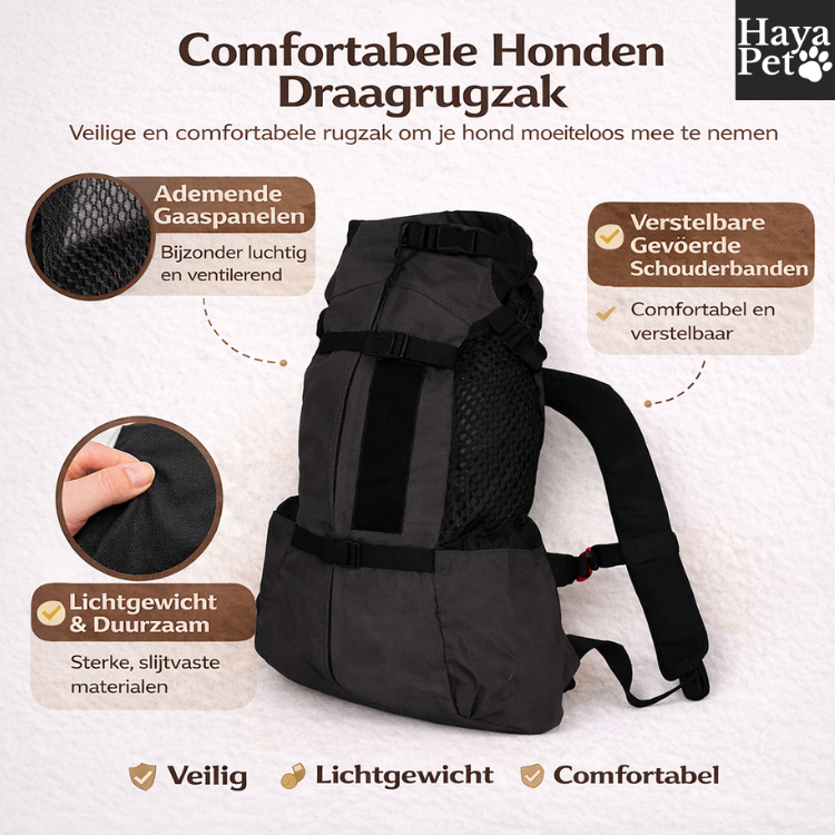 Hondendraagrugzak Voor Kleine Tot Middelgrote Honden