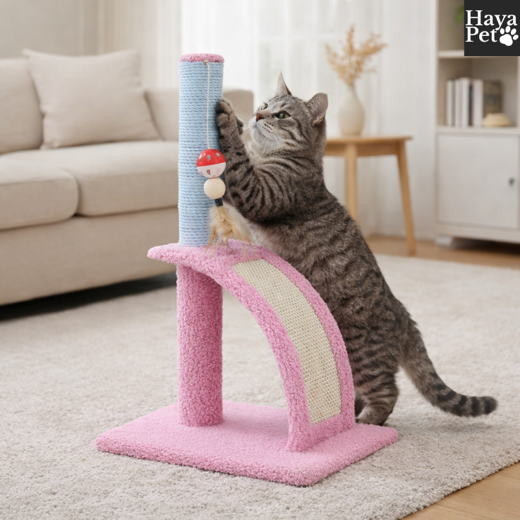 Krabpaal Voor Katten Met Houten Basis