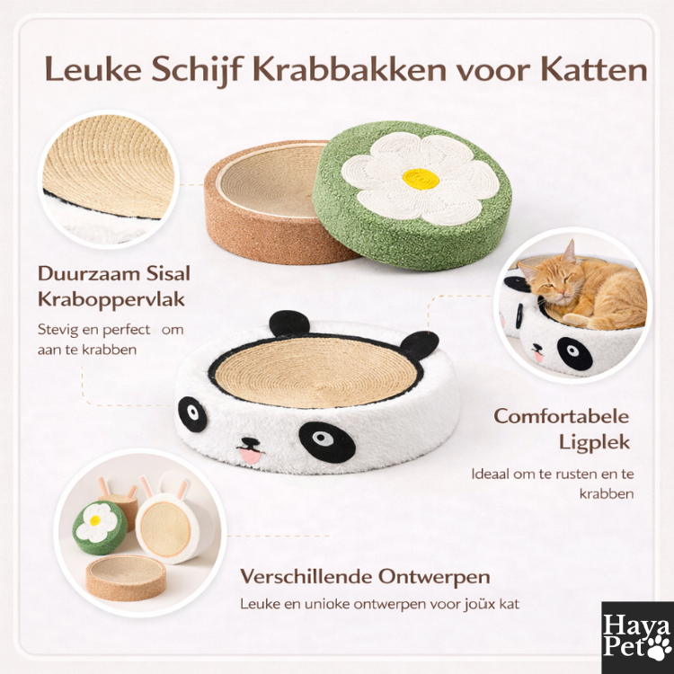 Komvormige Krabmat Voor Katten