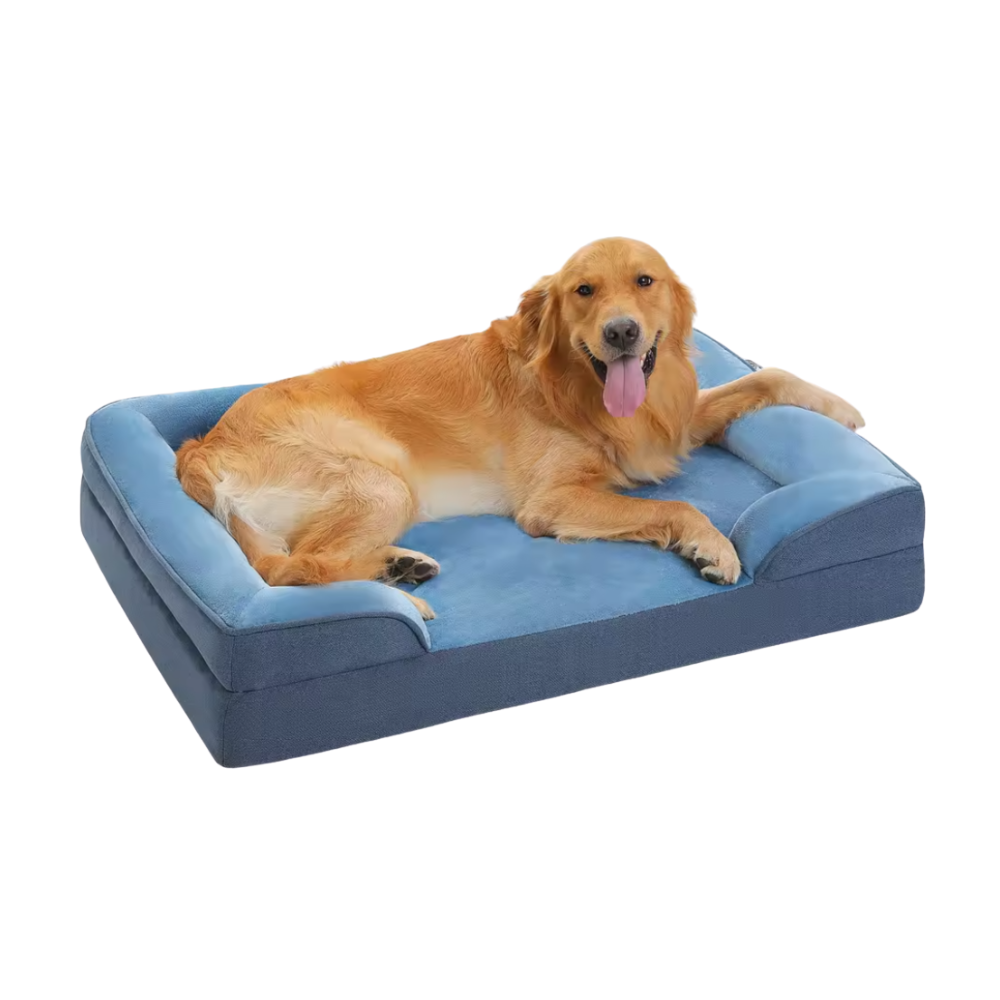 Honden Orthopedisch Bed | Wasbare Corduroy Bank