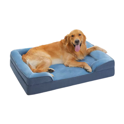 Honden Orthopedisch Bed | Wasbare Corduroy Bank