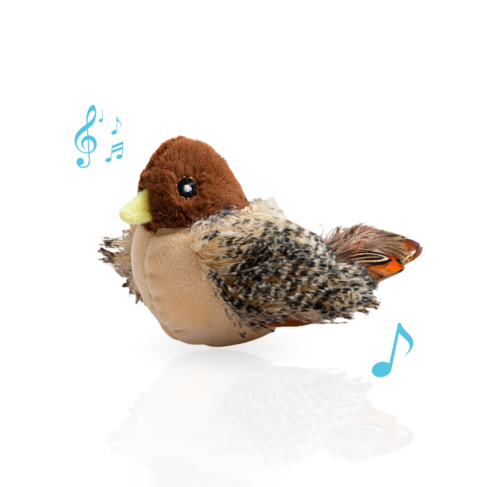 Interactief Kattenspeeltje Bewegend & Tjilpend Speeltje, Usb Oplaadbaar