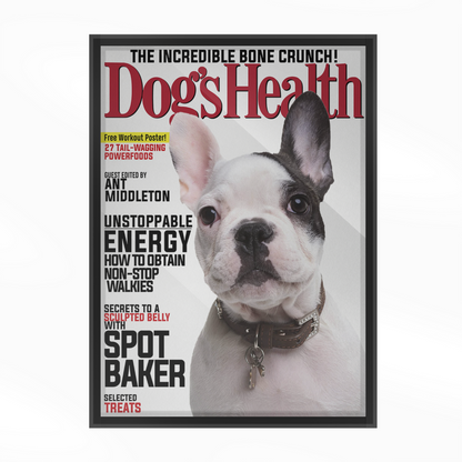 Gepersonaliseerde Huisdier Poster Jouw Kat of Hond op Magazine Cover