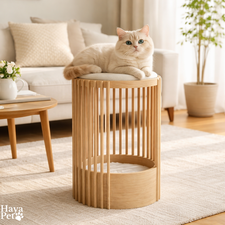 Kattentoren Met Onderste Slaapruimte En Bovenligplek