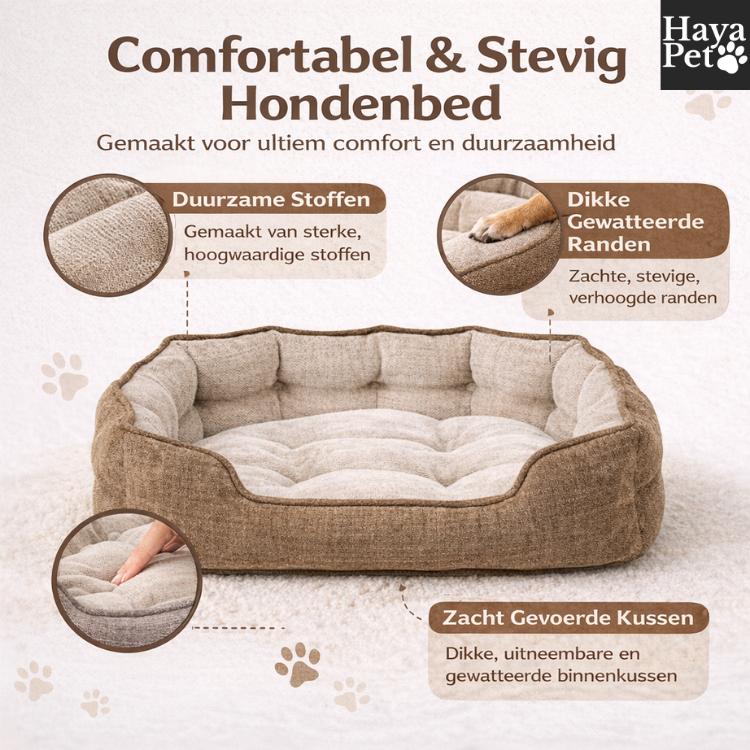 Hondenmand Met Opstaande Randen In Verschillende Maten