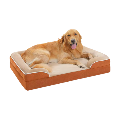 Honden Orthopedisch Bed | Wasbare Corduroy Bank