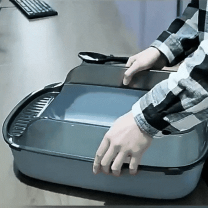 Litter Box Closed Design, Pull-Out Drawer & Stylish Design