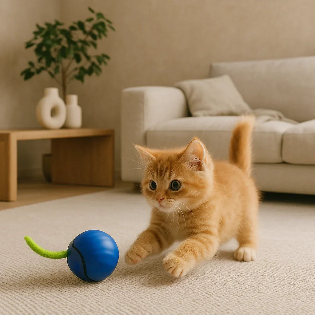 Interactieve Kattenbal Automatisch Bewegend Speelgoed Voor Katten