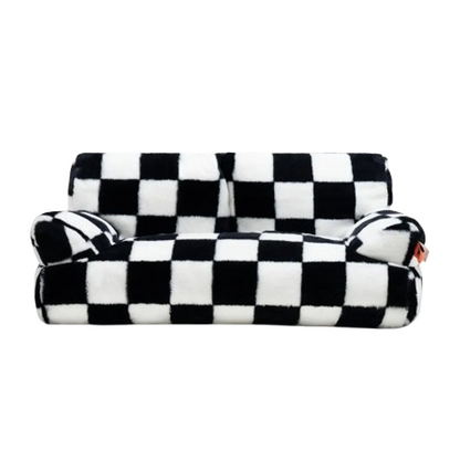 Luxe Sofa-bed Voor Honden & Katten Zacht Pluche, Wasbare Hoes