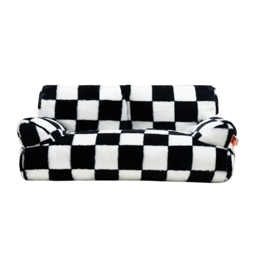 Luxe Sofa-bed Voor Honden & Katten Zacht Pluche, Wasbare Hoes