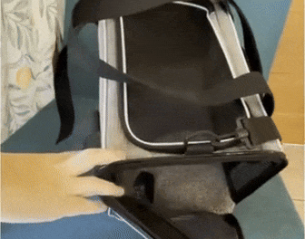 Airy Cat Carrier with Comfortable Fit Safe and Lightweight for On the Go