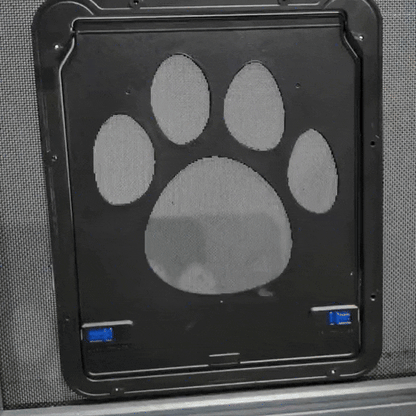 Magnetisch Kattenluik voor Schuifhorren Zelfsluitend Luik met Insectenstop